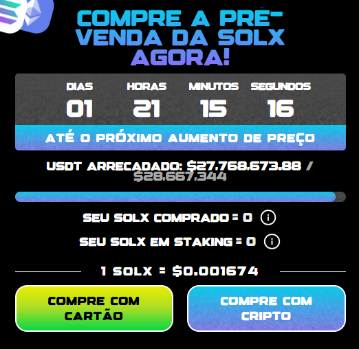 ICO do Solaxy (SOLX)