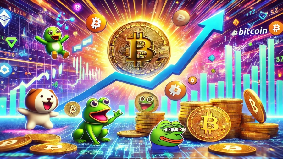 Novos-recordes-do-Bitcoin-BTC-podem-trazer-beneficios-para-memecoins