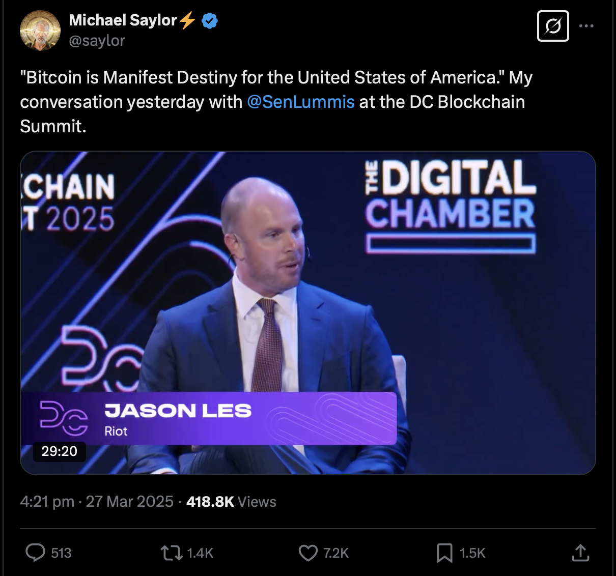 DC Blockchain Summit.