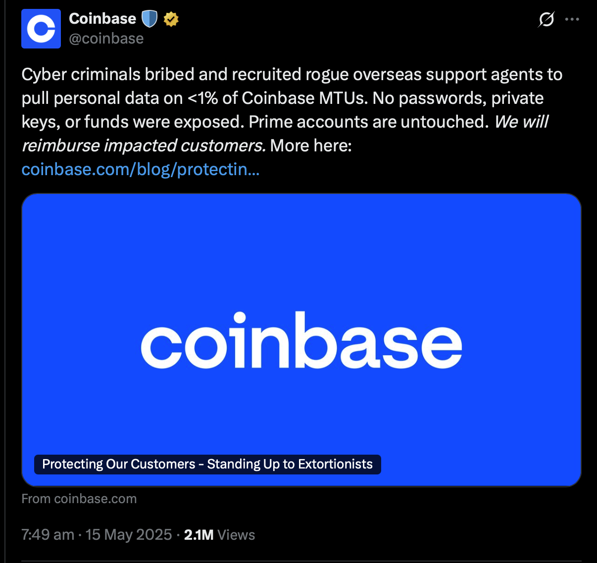 Coinbase.