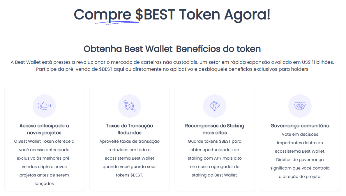 Lista de alguns benefícios da BEST.