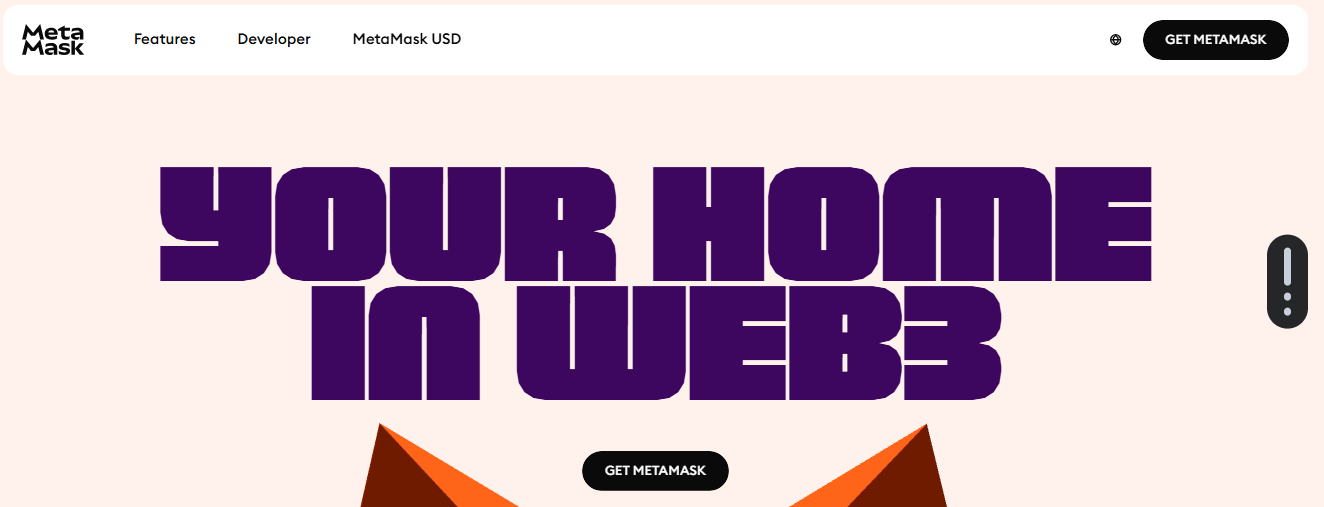 Site de suposto airdrop da metamask