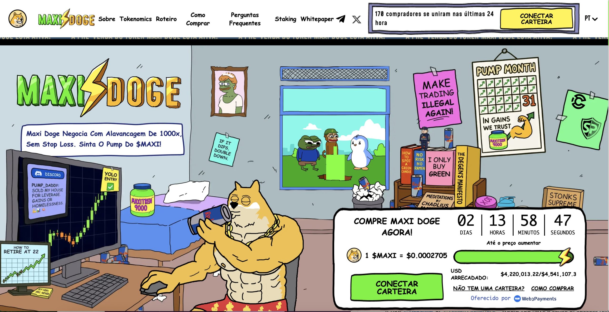 pré-venda do MaxiDoge