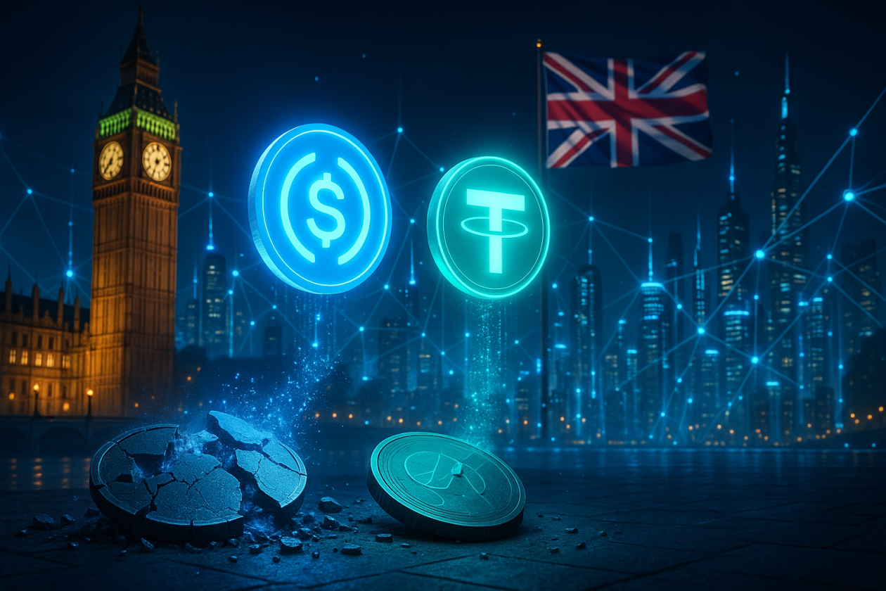 Reino Unido anuncia que vai adotar e apoiar stablecoins em 2026