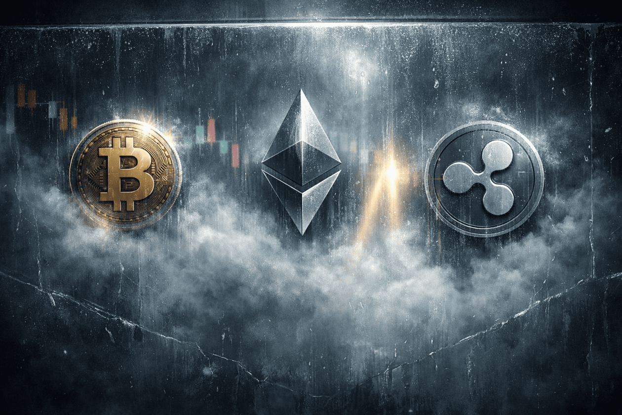 Bitcoin, Ethreum e XRP