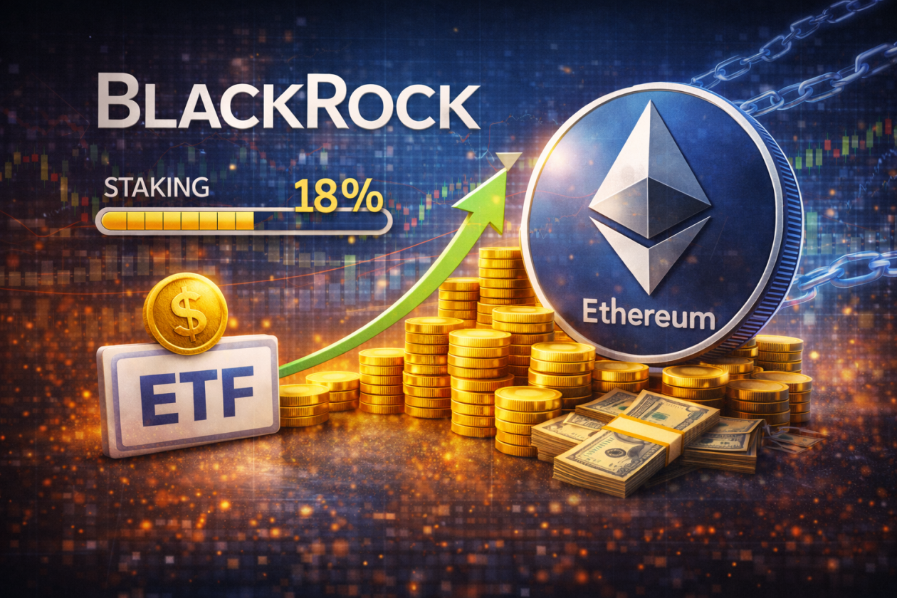 BlackRock ficará com 18% das recompensas em ETF de Ethereum com staking