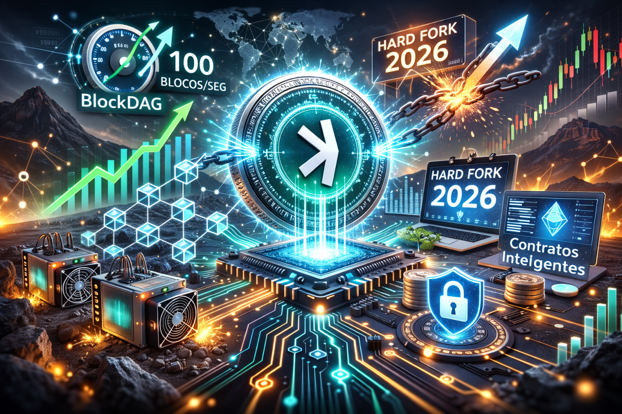 Kaspa anuncia dois hard forks para 2026 e pode impactar tokenomics do ativo