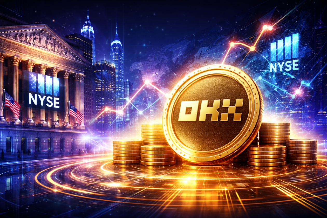 Token OKB dispara 38% com investimento institucional da NYSE na OKX