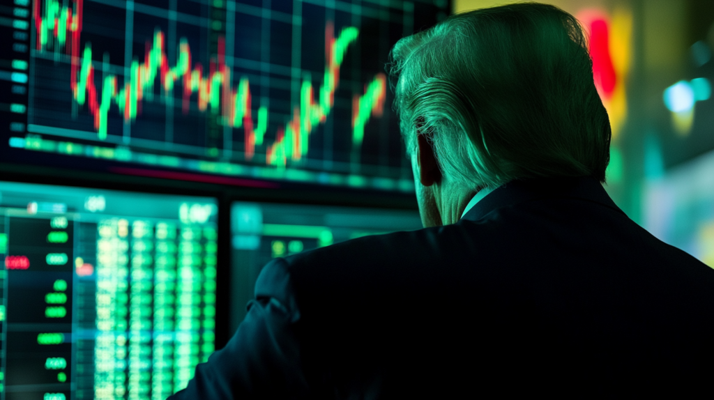 trump-analisando-grafico-investimento